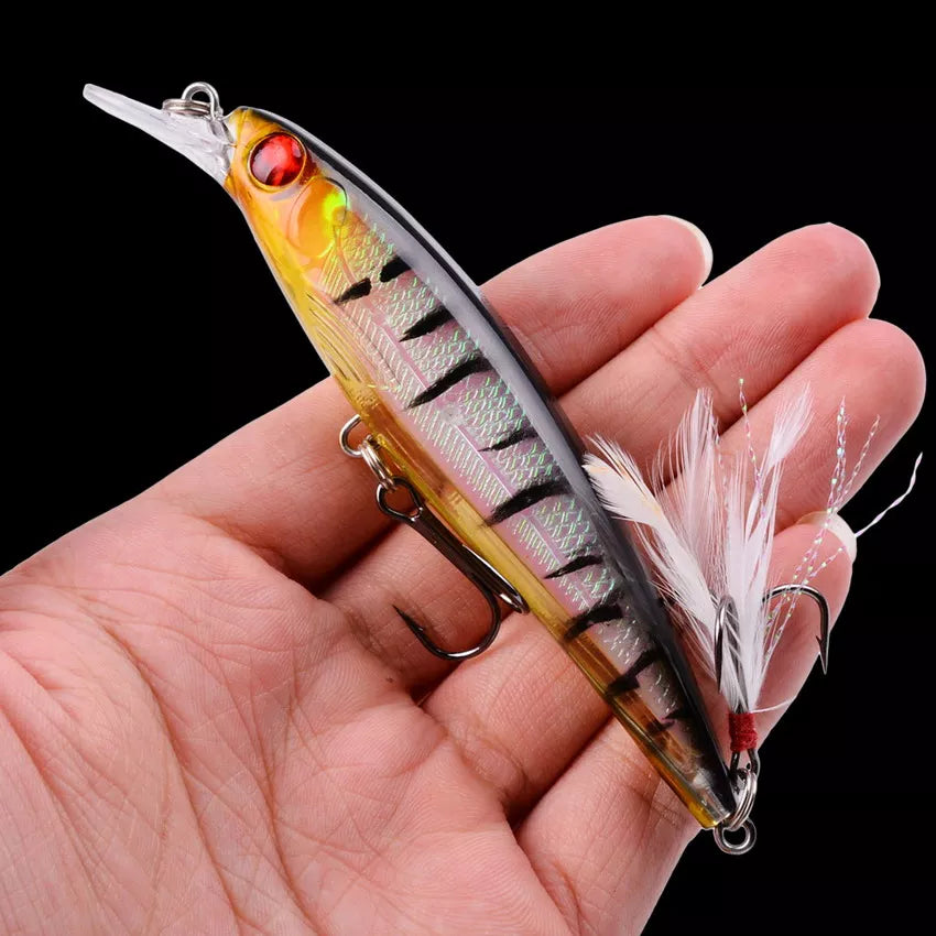 1pc Laser Fish Fishing Lure Wobbler Japan Hard Bait Swim