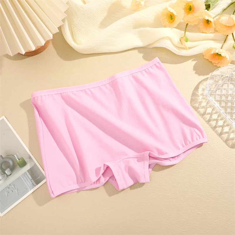 Women's Cotton Seamless Boxer Briefs - Soft Sports Underwear XS-XL