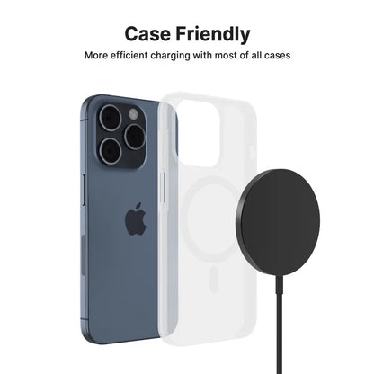 100W MagSafe Magnetic Wireless Charger Pad USB-C Fast Charging Dock for iPhone 12–16 Pro Max