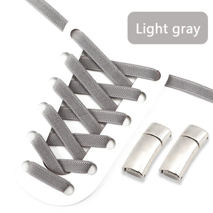 Magnetic Shoe Laces Elastic for Sneakers Woman, Men, Children.